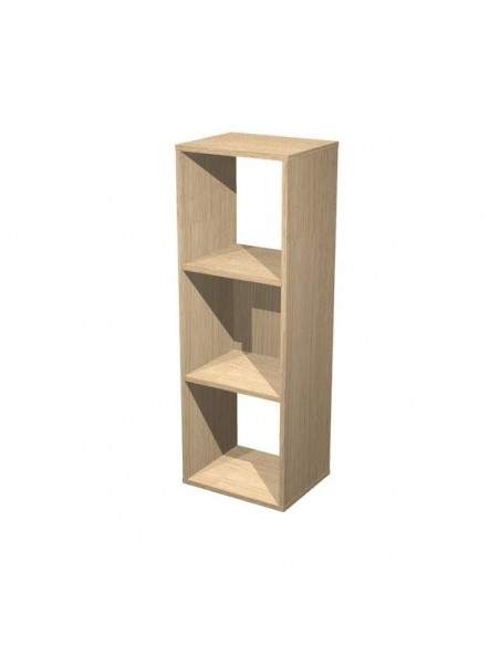 Libreria 3 caselle Maxicube Artexport - 35,9x29,2x103,9h cm - rovere - 3MaxC/C Artexport - 2
