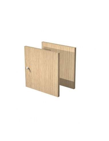 Coppia antine libreria Maxicube Artexport - 32,2x32,1h sp. 1,6 cm - rovere - 2A MaxC/C Artexport - 2