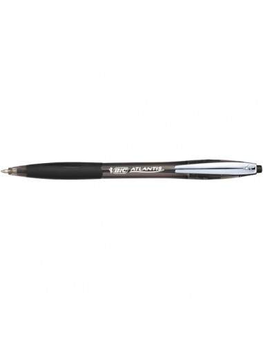 Penna a sfera a scatto BIC Atlantis Classic NF  - nero - 1 mm - 887132 (conf.12)