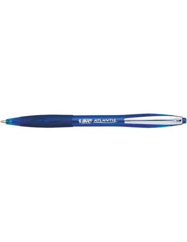 Penna a sfera a scatto BIC Atlantis Classic NF  - blu- 1 mm - 887131 (conf.12)