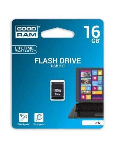 Pendrive Goodram UPI2 16GB USB MINI 2.0 blk - retail blister Goodram - 1