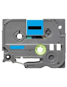 Label color Black-Pastel Blue 12mmX5m for Brother P-Touch Brother - 1
