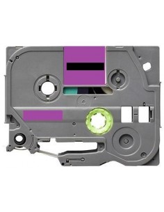 Label color Black-Pastel Purple 12mmX5m for Brother P-Touch Brother - 1