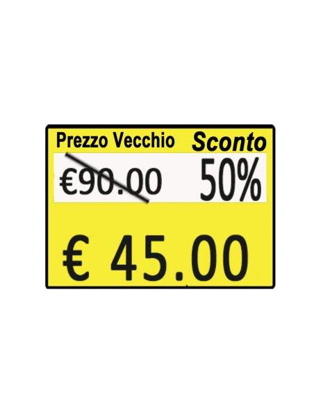 Etichette Permanente Giallo - 26x19 mm -Printex- B10/2619/CPGSTS (Conf.10)