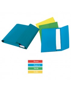 Conf. 25 Cartelline A Busta 152B Verde 26X34 200Gr Bristol - CG0152BLXXXAH03 CARTIERE DEL GARDA - 1