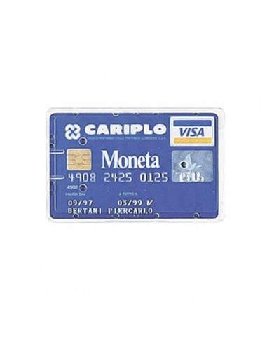 Busta Porta Cards 8,5X5,4 02/7828 Pvc Rigido Trasparente Favorit - 100500080 - (conf. 100) Favorit - 1