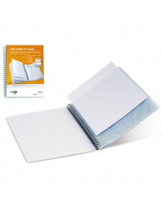 Portalistini Uno Spiro Ti 22X30Cm 40Buste C/Spirale Personaliz.Sei Rota - 558040 Sei Rota - 1