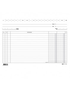 Conf. 100 Schede 2 Colonne Orizzontale 17X24Cm E3366Bl Edipro - E3366BL EDIPRO - 1