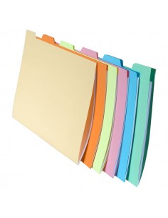 Set 6 Cartelline C/Tacca Per Cartelle Sosp. Cassetto Nature Future - 337000E - (conf. 10) Exacompta - 1