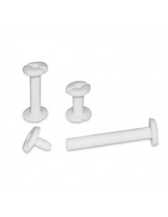 Busta 20 Viti Sepolte 20Mm In Plastica Bianca - 06302 CWR - 1