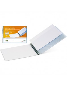 Portalistini Uno Spiro Ti 21X15Cm 20Buste C/Spirale Personaliz.Sei Rota - 55792007 Sei Rota - 1