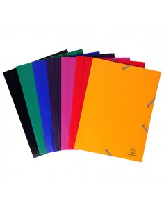 Cartella Ppl Con Elastico 24X32Cm Giallo - 55909E - (conf. 30) Exacompta - 1