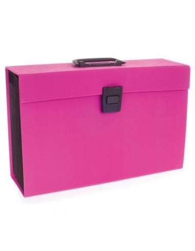 Archiviatore A Soffietto Rosa 19Tasche Joy Rexel - 2104018 Rexel - 1