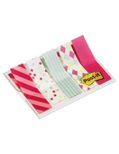 Dispenser 100 Segnapagina Post-It Index Mini 684 Candy 12X43.6Mm - 5126 Post-It - 1