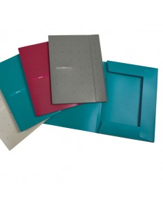 Cartellina 3L In Pp C/Elastico Matrix Grigio 24X33Cm Favorit - 400101762 Favorit - 1
