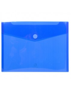 Busta A Tasca Con Velcro In Pp Blu Trasparente F.To 24X32Cm Per A4 Exacompta - 56422E - (conf. 5) Exacompta - 1