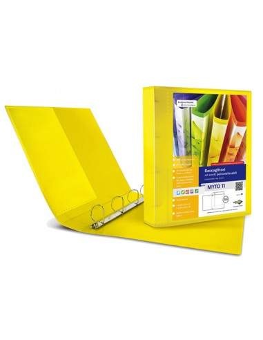 Raccoglitore Myto Ti 17 A4 4D 22X30Cm Giallo Personalizzabile Sei Rota - 36911746 Sei Rota - 1