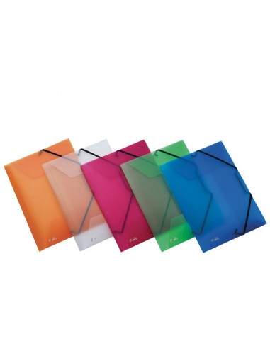 Cartella 3L C/Elastico Colori Ass. Lumina 22X30 D0-3 Favorit - 400066830 - (conf. 20) Favorit - 1