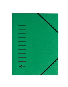 Cartellina Verde Con Elastico In Cartoncino A4 Pagna - 24001-03 Durable - 1