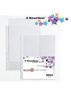 Conf. 50 Buste Forate 22X30Cm Liscio Top Starline - 662221stl 2