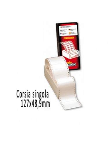 Scatola 3000 Etichette Adesive S615 127X48,9Mm Corsia Singola Markin - 200S615 Markin - 1