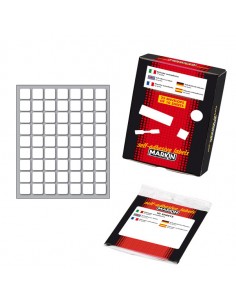 Etichetta Adesiva Bianca 14X14Mm (10Fogli X 63Etichette) Markin - 10011 - (conf. 25) Markin - 1