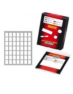 Etichetta Adesiva Bianca 19X14Mm (10Fogli X 49Etichette) Markin - 10013 - (conf. 25) Markin - 1