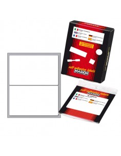 Etichetta Adesiva Bianca 115X70Mm (10Fogli X 2Etichette) Markin - 10053 - (conf. 25) Markin - 1