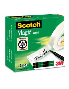 Scatola 2 Rt Nastro Adesivo 810-1266 12Mmx66Mt Per Bordure E Giunzioni - 56089 Scotch - 1