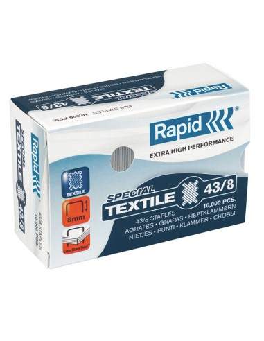 Scatola 10.000 Punti Special Textile Rapid 43/8 - 24872300 Rapid - 1