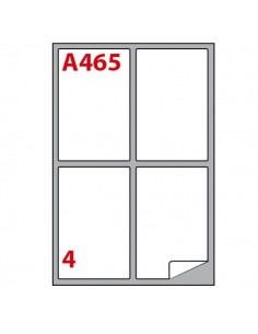 Etichetta Adesiva A/465 Bianca 100Fg A4 139X99,1Mm (4Et/Fg) Markin - 210A465 Markin - 1