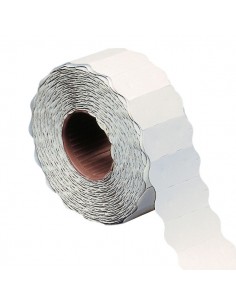 Rotolo 1500 Etichette 26X12Mm Bianche Permanenti A Onda Markin - 3502612PER - (conf. 16) Markin - 1