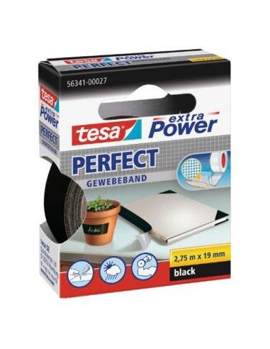 Nastro Adesivo Telato 19Mmx2,7Mt Nero 56341 Xp Perfect - 56341-0002703 Tesa - 1