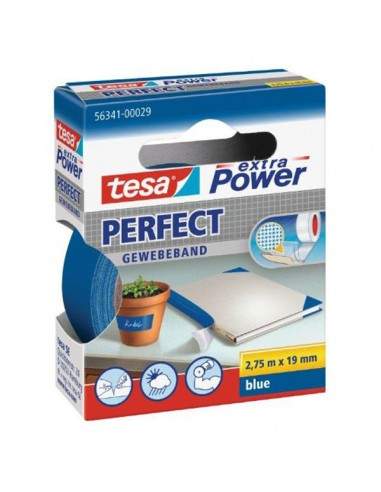 Nastro Adesivo Telato 19Mmx2,7Mt Blu 56341 Xp Perfect - 56341-0002903 Tesa - 1