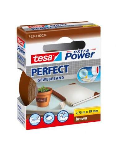 Nastro Adesivo Telato 19Mmx2,7Mt Marrone 56341 Xp Perfect - 56341-00034-03 Tesa - 1