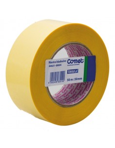 Nastro Biadesivo 50Mtx50Mm Trasparente 64-621 Comet - 64621-00004-00 - (conf. 3) Comet - 1