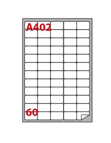 Etichetta Adesiva A/402 Bianca 100Fg A4 37,5X23,5Mm (60Eti/Fg) Markin - 210A402 Markin - 1