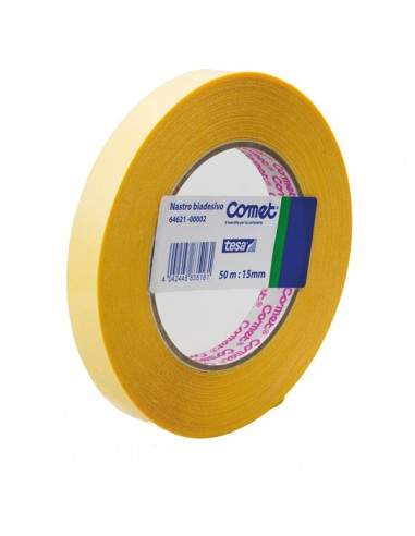 Nastro Biadesivo 50Mtx15Mm Trasparente 64-621 Tesa - 64621-00002-00 - (conf. 10) Comet - 1