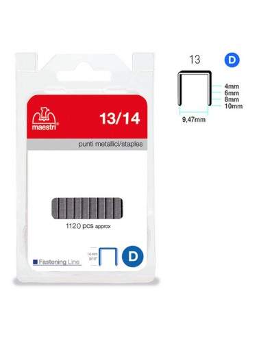 Punti 13/14 In Blister Da 1120 P. Ro-Ma - 1110509 Rexel - 1