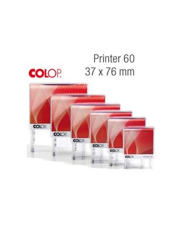 Timbro Printer 60 G7 Autoinchiostrante 37X76Mm 8 Righe Colop - PR 60 G7 BI Colop - 1