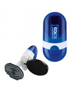 Timbro Pocket Stamp R40 Diametro 40Mm 5Righe Autoinchiostrante Blu Colop - POCKET.R40.BLU Colop - 1