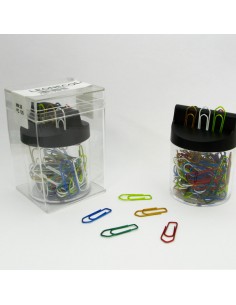 Dispenser Magnetico 125 Fermagli Colori Metal N.2 Mm26 Leone Color - FXM2 Leone Dell'Era - 1