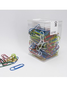 Barattolo 250 Fermagli Colori Metal N.4 Mm32 Leone Color - FX25 Leone Dell'Era - 1