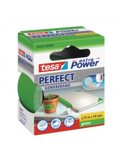 Nastro Adesivo Telato 38Mmx2,7Mt Verde 56343 Xp Perfect - 56343-0003903 Tesa - 1