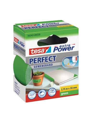 Nastro Adesivo Telato 38Mmx2,7Mt Verde 56343 Xp Perfect - 56343-0003903 Tesa - 1