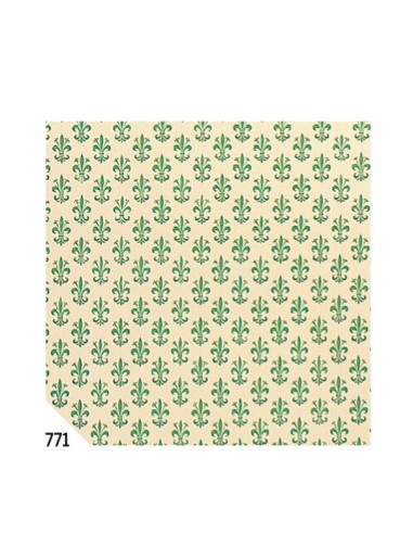 Rotolo Cartarivesto 50X500Cm Giglio Verde Lavabile Rex58 - REX58-771 Rex Sadoch - 1