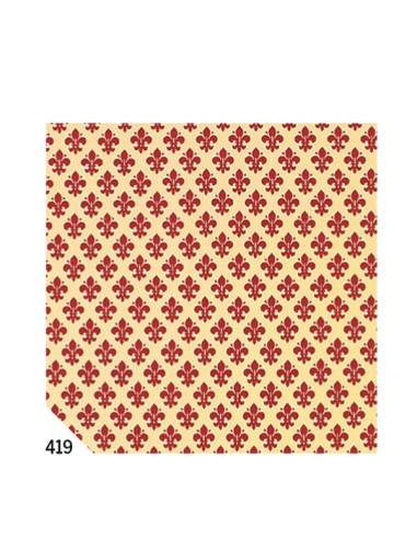 Rotolo Cartarivesto 49X300Cm Giglio Rosso Adesivo Rextaco - REXTACO-419 Rex Sadoch - 1
