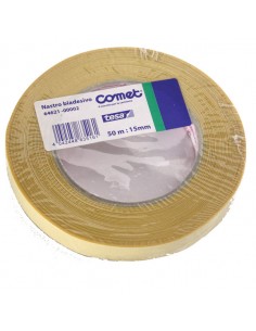 Nastro Biadesivo 50Mtx15Mm Trasp. 64-621 Termo Singolo Comet - 64621-00002-02 Comet - 1