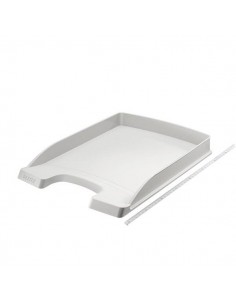 Vaschetta Portacorrispondenza Slim Plus Grigio Leitz - 52370085 - (conf. 10) Leitz - 1