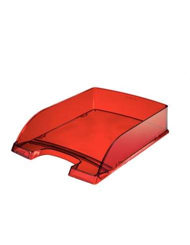 Vaschetta Portacorrispondenza Standard Plus Rosso Trasp. Leitz - 52260028 - (conf. 5) Leitz - 1